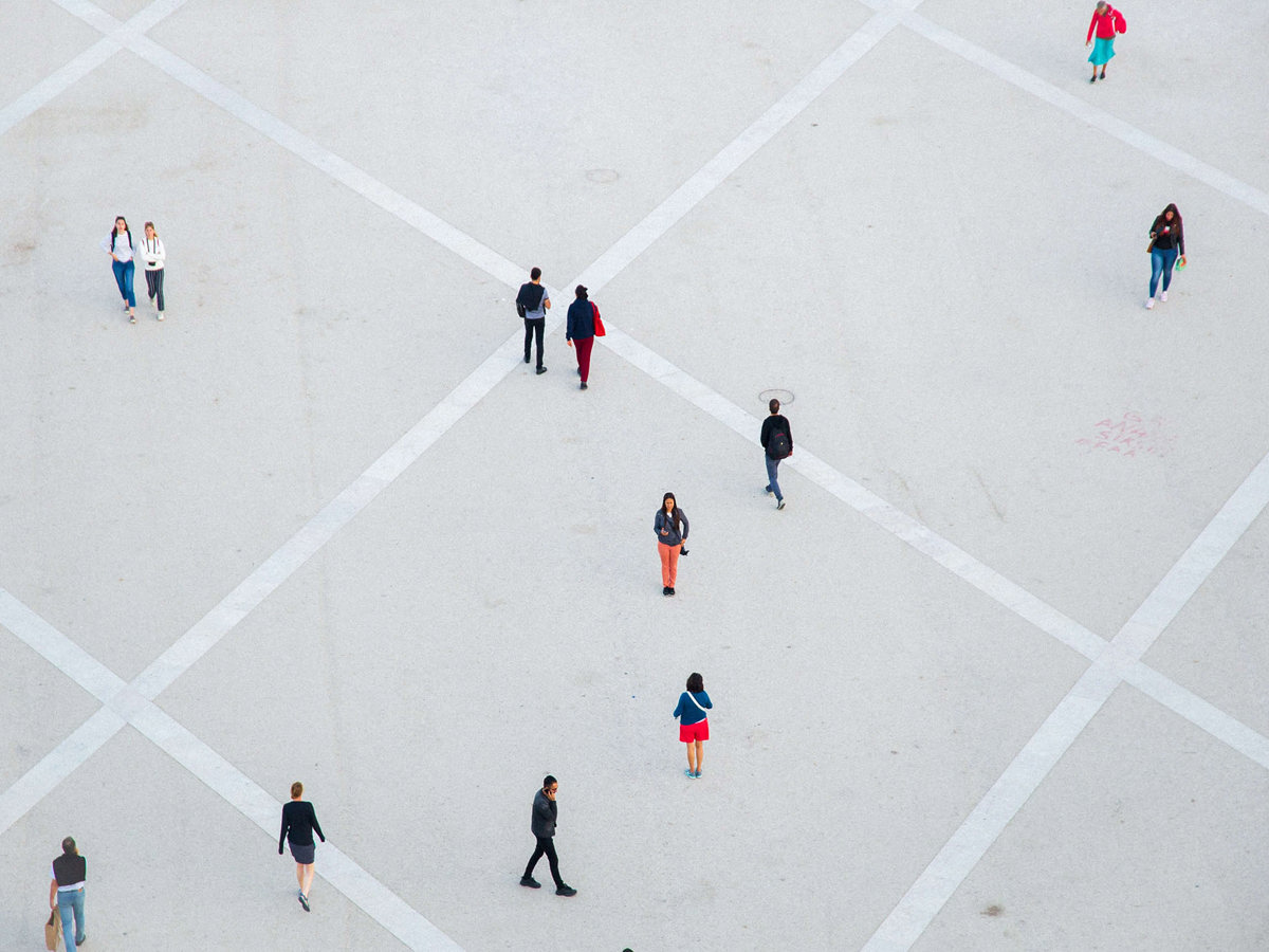 vision people walking